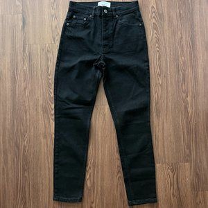 Reformation Black Denim Jeans Size 26